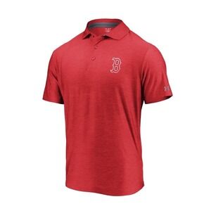 Under Armour Boston Red Sox Mens XL Red HeatGear Performance Polo Shirt MLB
